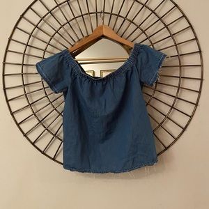 TRUE RELIGION off the shoulder Top | Size small